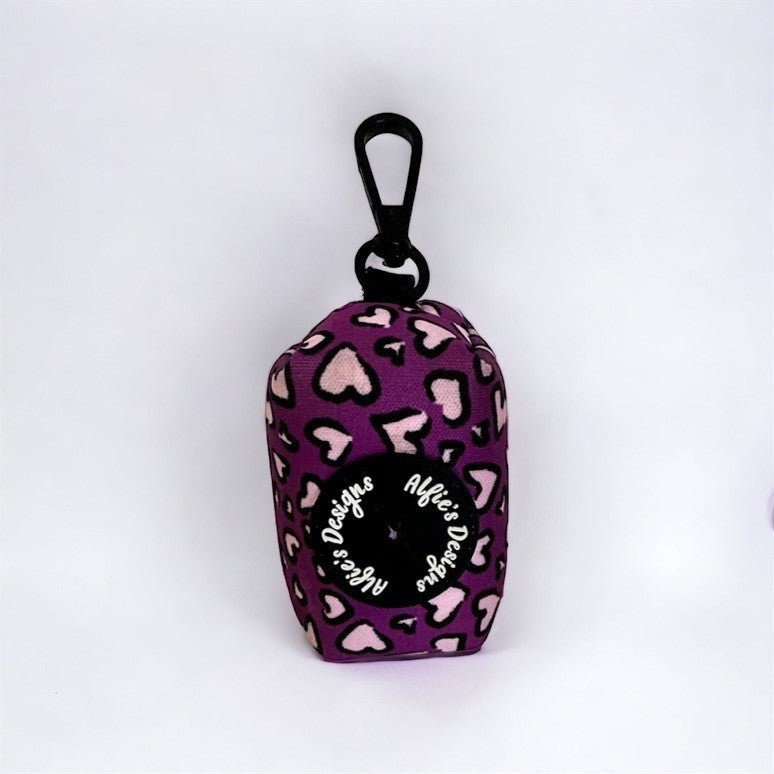 Leopard in Love Poop Bag Holder