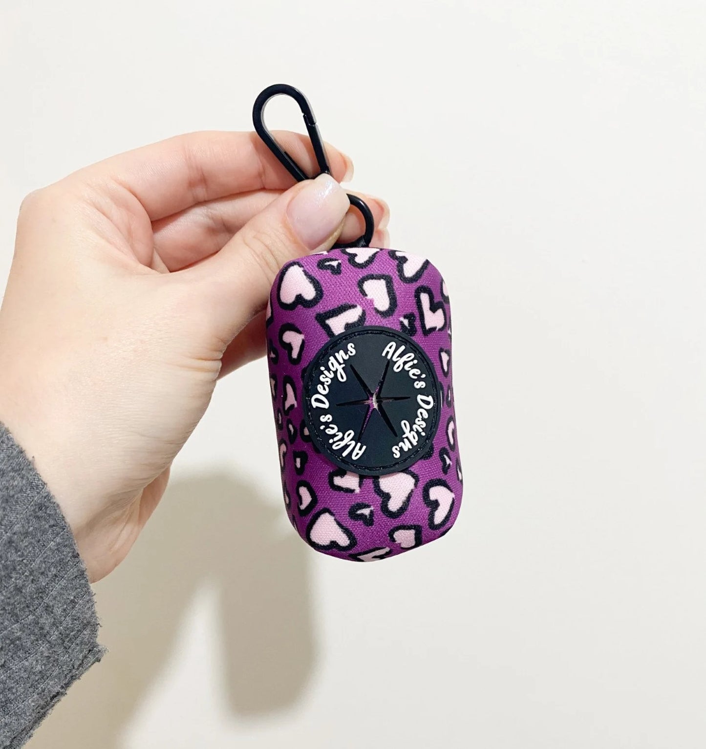 Leopard in Love Poop Bag Holder