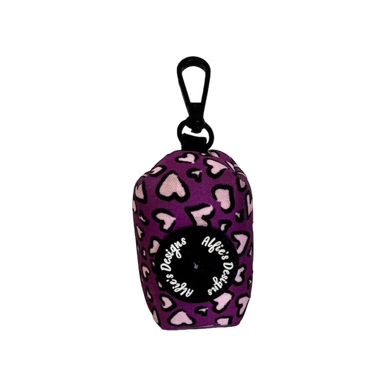 Leopard in Love Poop Bag Holder